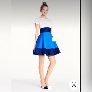 Kate Spade Color Block Fit and Flare Fiorella Dress